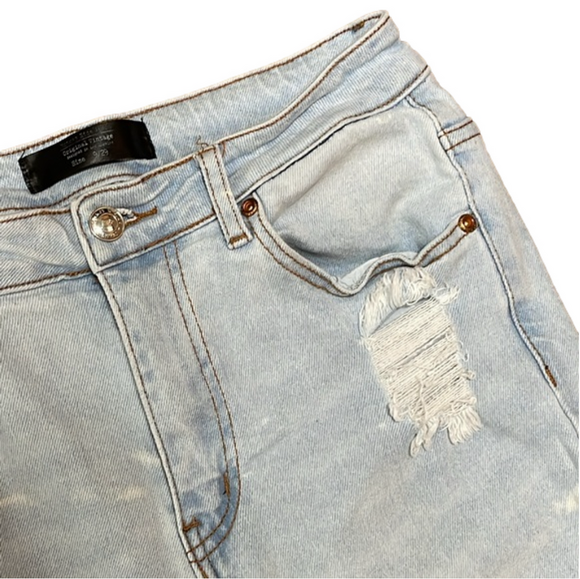 Monkey Ride Jeans Distressed Destroyed Skinny Slim Jean Size 9/29 - Picture 2 of 9